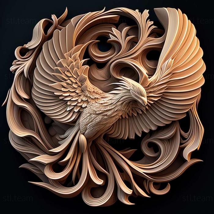 3D model phoenix (STL)